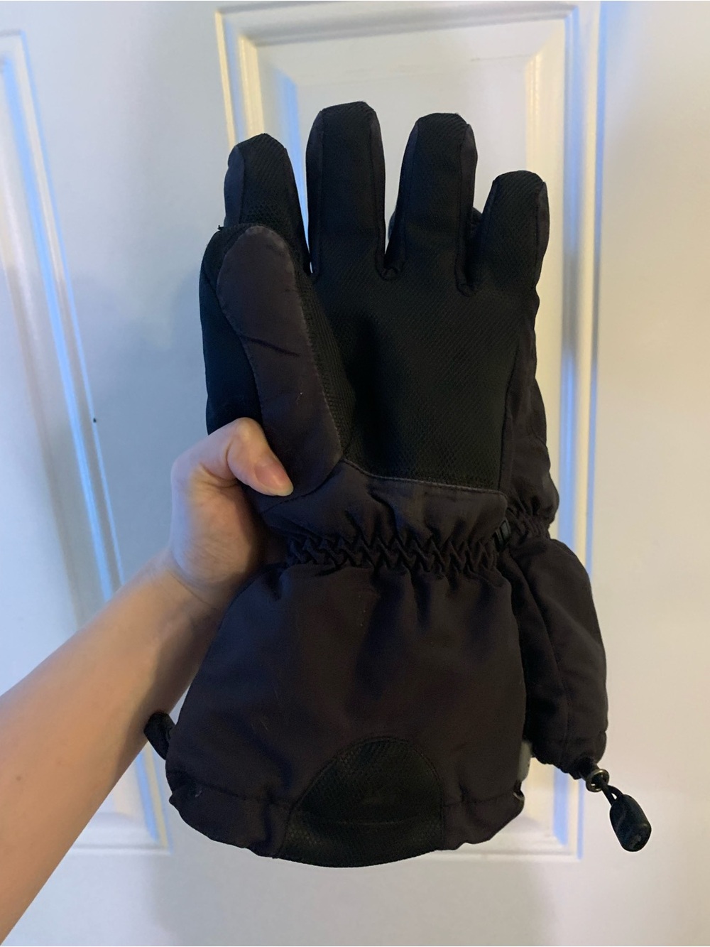 REI Mens Black Ski Gloves Size Large Waterproof Insulated Breathable Snowboard